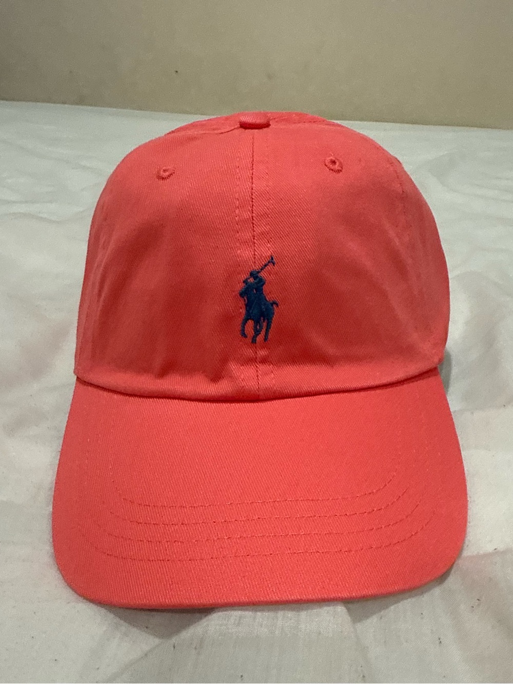Polo by Ralph Lauren Coral Pink Logo Baseball Cap